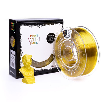 PET-G - 1,75 mm - Yellow Glass - 1 Kg