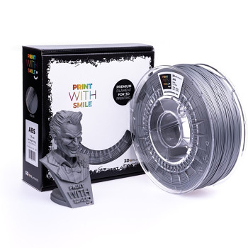 ABS - 1,75 mm - SILVER Shine - 1 kg