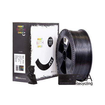 REC-PLA - 1,75 mm - XXL Just BLACK - 2000 g