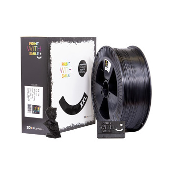PET-G - 1,75 mm - XXL Satine BLACK - 2500 g