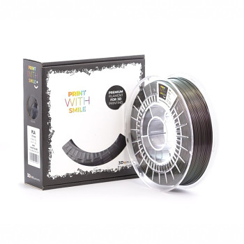 BICOLOR METALLIC PLA - 1,75 mm - VIOLET SILVER - 750 g